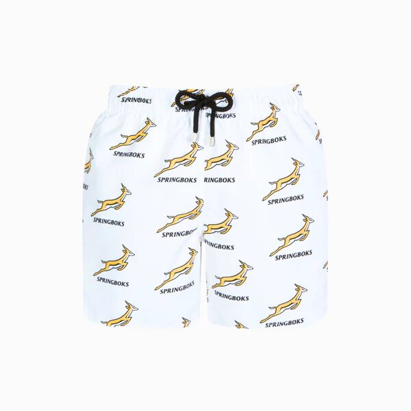 Granadilla Springboks Kids' White Swim Shorts