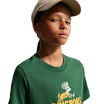 Nike 2026 Springboks Kids' Green and Gold T-Shirt