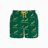 Granadilla Springboks Men's Green Swim Shorts