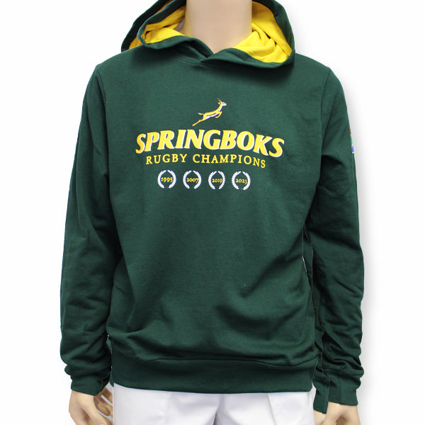 SBK Men's Green Fleece Hoodie