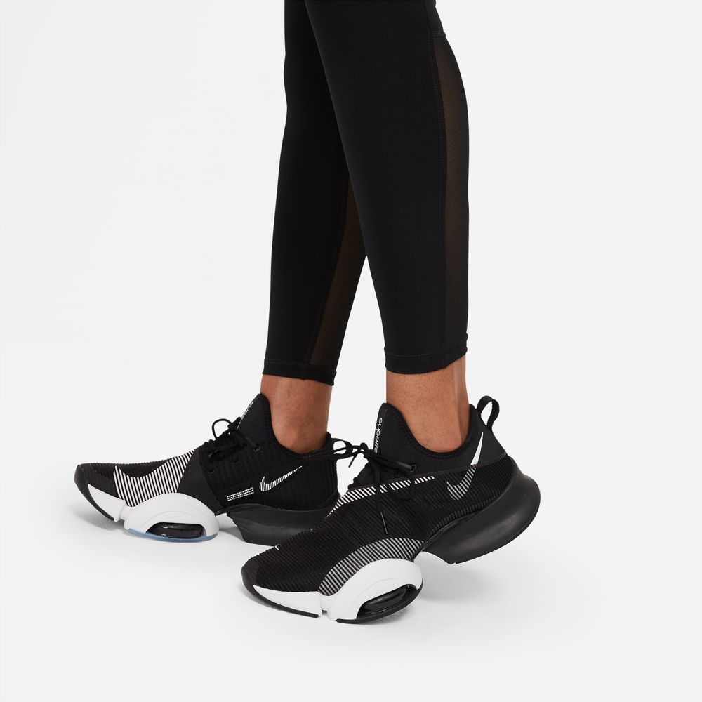 Nike Pro Women's Mid-Rise Mesh Leggings Black