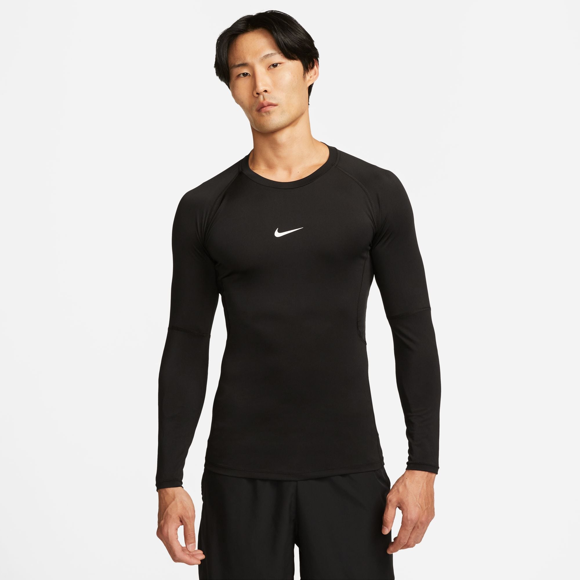 Nike Pro Men's Tight Long-Sleeve Top Black