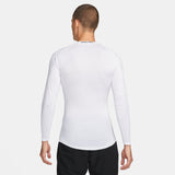 Nike Pro Men's Tight Long-Sleeve Top White