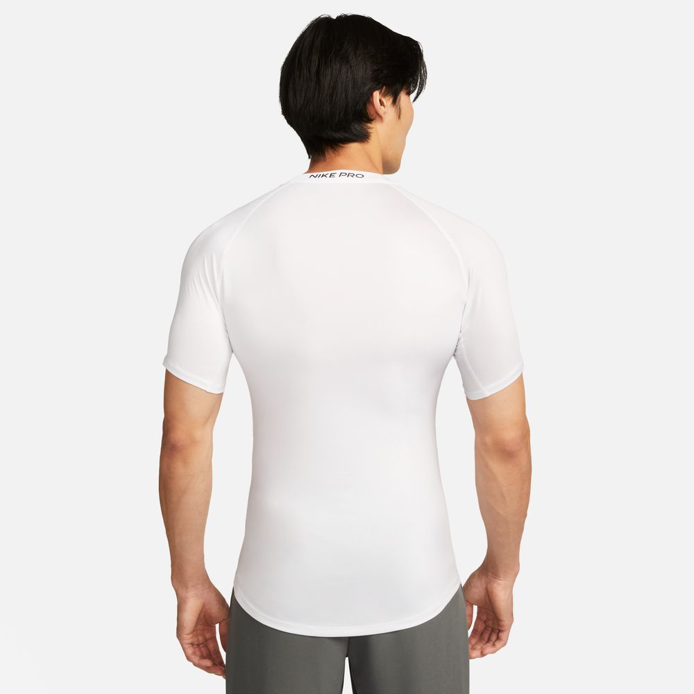 Nike Pro Men's Dri-FIT Tight Short-Sleeve Top White