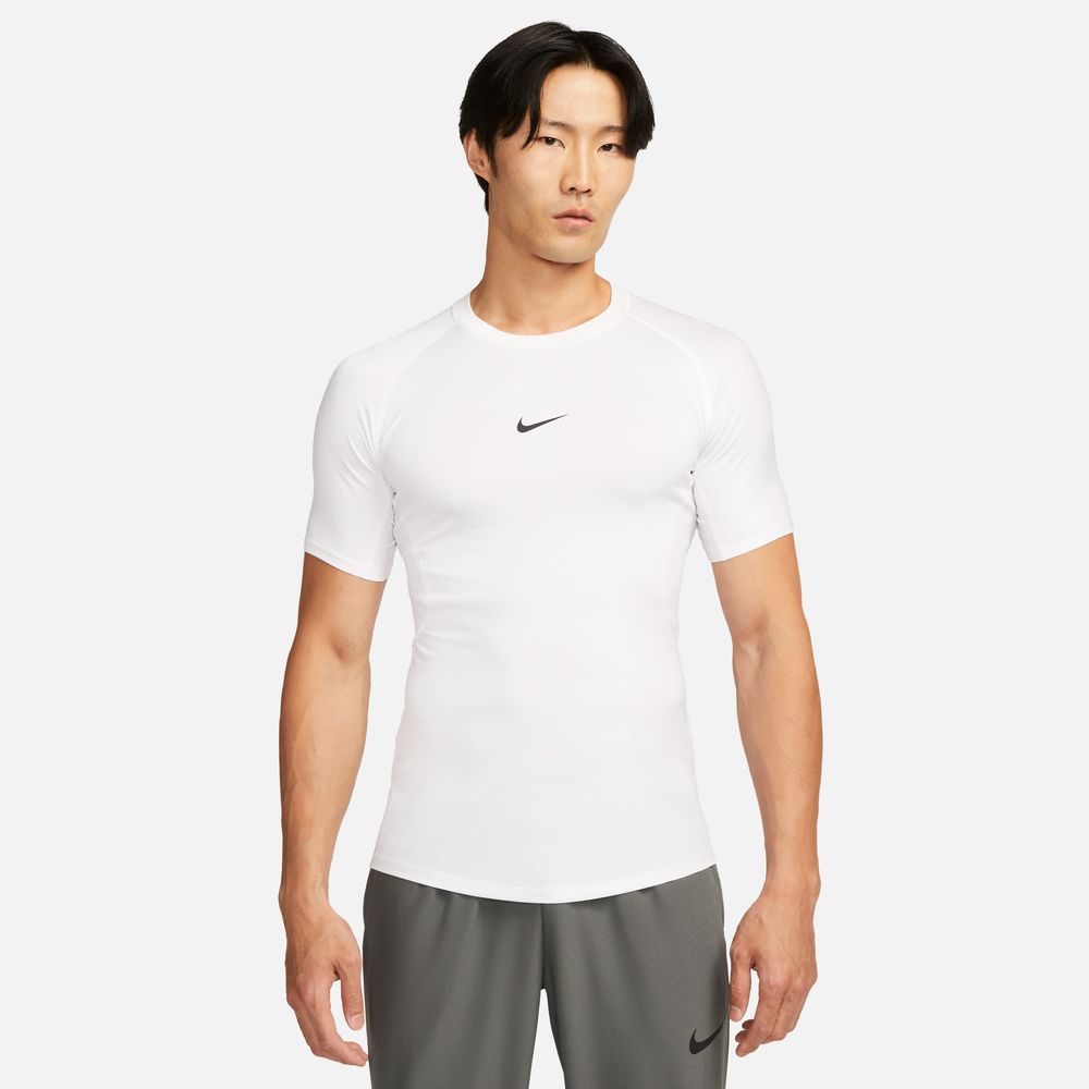 Nike Pro Men's Dri-FIT Tight Short-Sleeve Top White