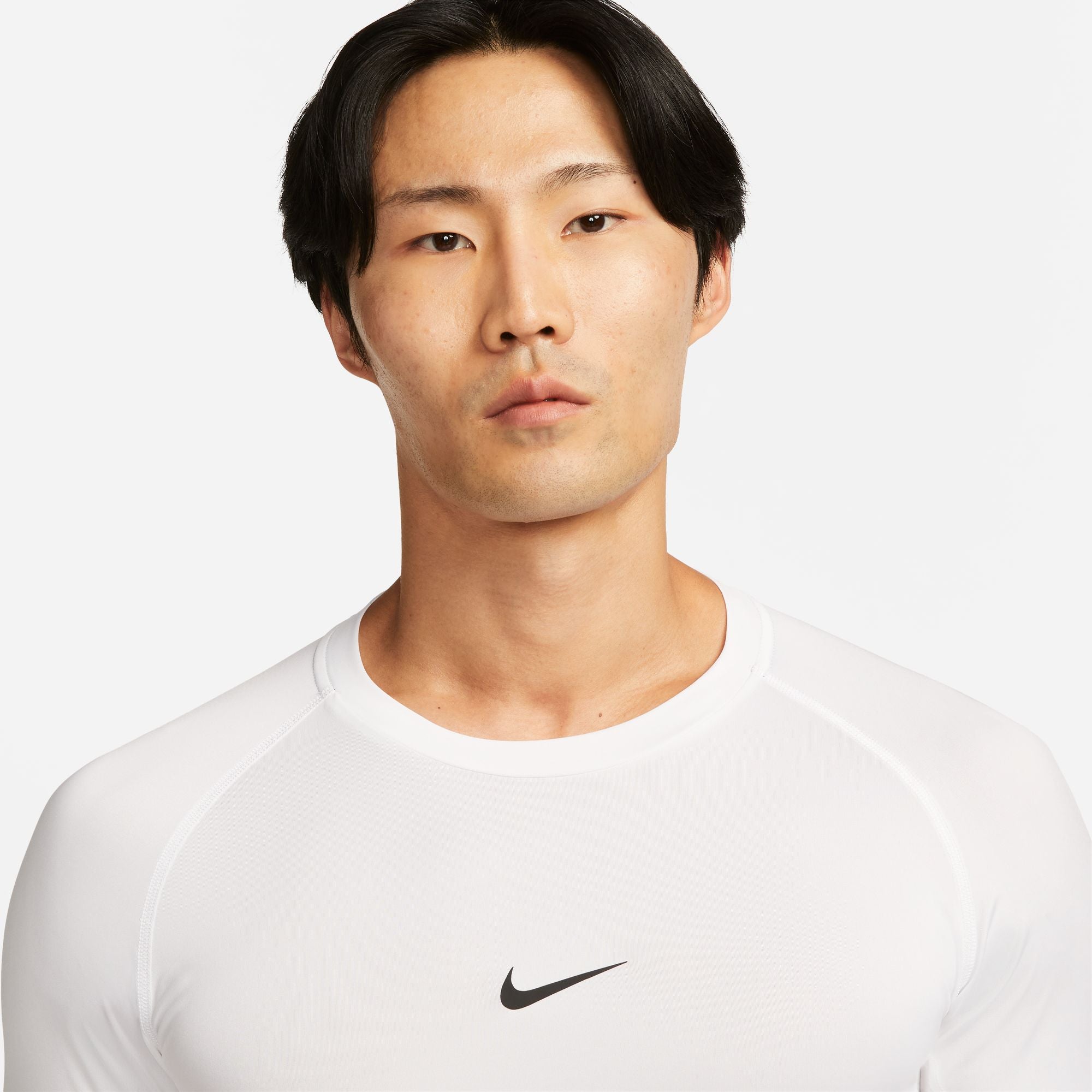 Nike Pro Men's Dri-FIT Tight Short-Sleeve Top White