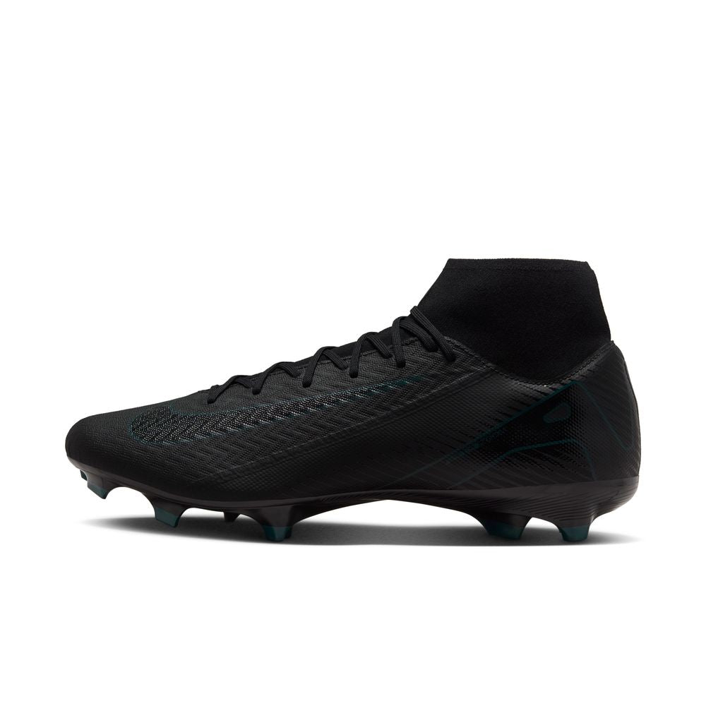 Nike Men's Black Mercurial Superfly 10 Academy Soccer Cleats