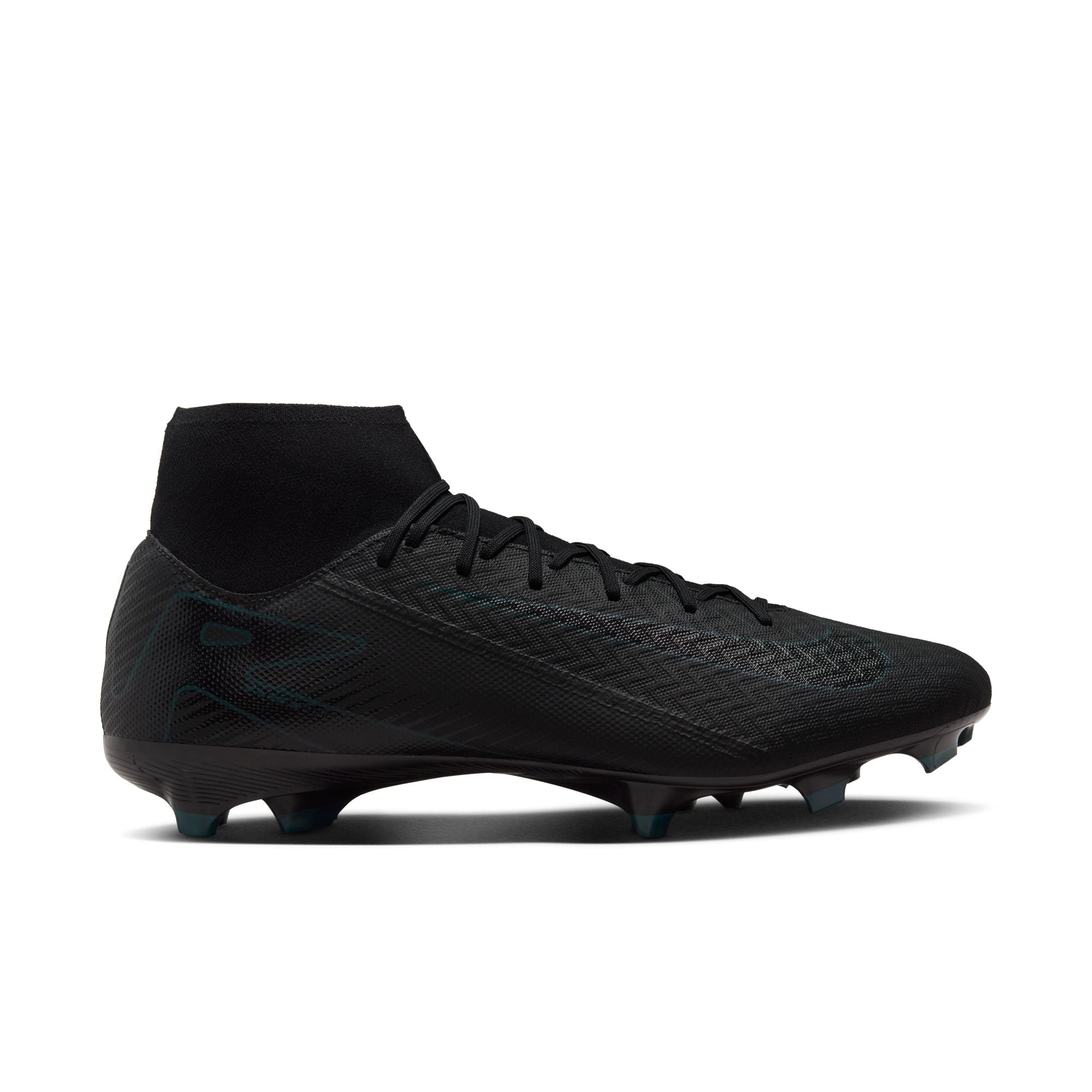 Nike Men's Black Mercurial Superfly 10 Academy Soccer Cleats