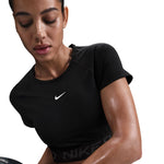 Nike Pro Women's Dri-FIT Cropped Graphic Top Black