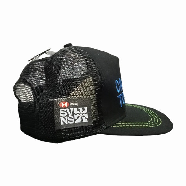 SVNS Unisex Black CT Trucker Cap