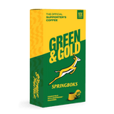 Terbodore Springboks Green and Gold Coffee Capsules 10 Pack
