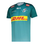 BLK DHL Stormers Men's Training Fan Rugby Tee Teal