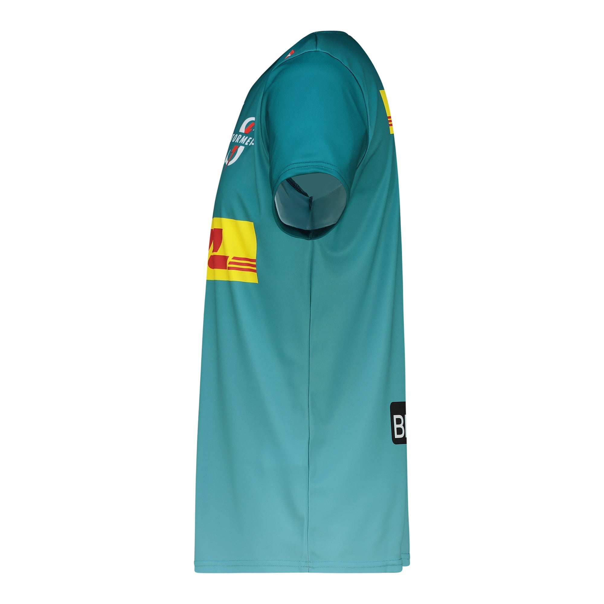 BLK DHL Stormers Men's Training Fan Rugby Tee Teal