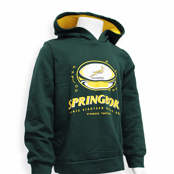 SBK Kids' Green Fleece Hoodie