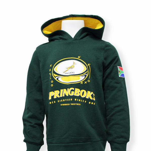 SBK Kids' Green Fleece Hoodie
