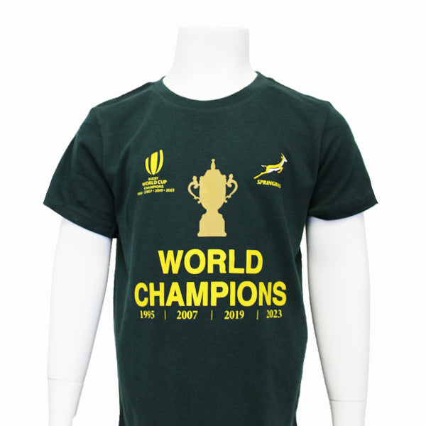 Springboks Younger Kids' Rugby World Champions T-Shirt