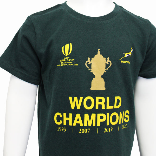 Springboks Younger Kids' Rugby World Champions T-Shirt