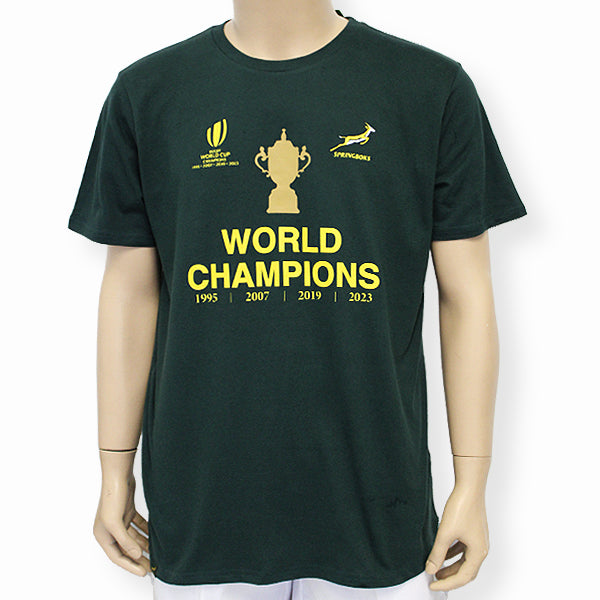 Springboks Men's RWC Champion T-Shirt Green