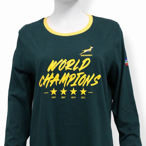 Springboks Women's World Champions Long Sleeve T-Shirt