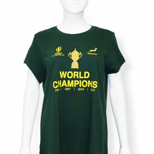 Springboks Women's Rugby World Champions T-Shirt