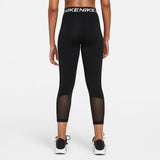 Nike Pro Women's Mid-Rise Crop Mesh Leggings Black