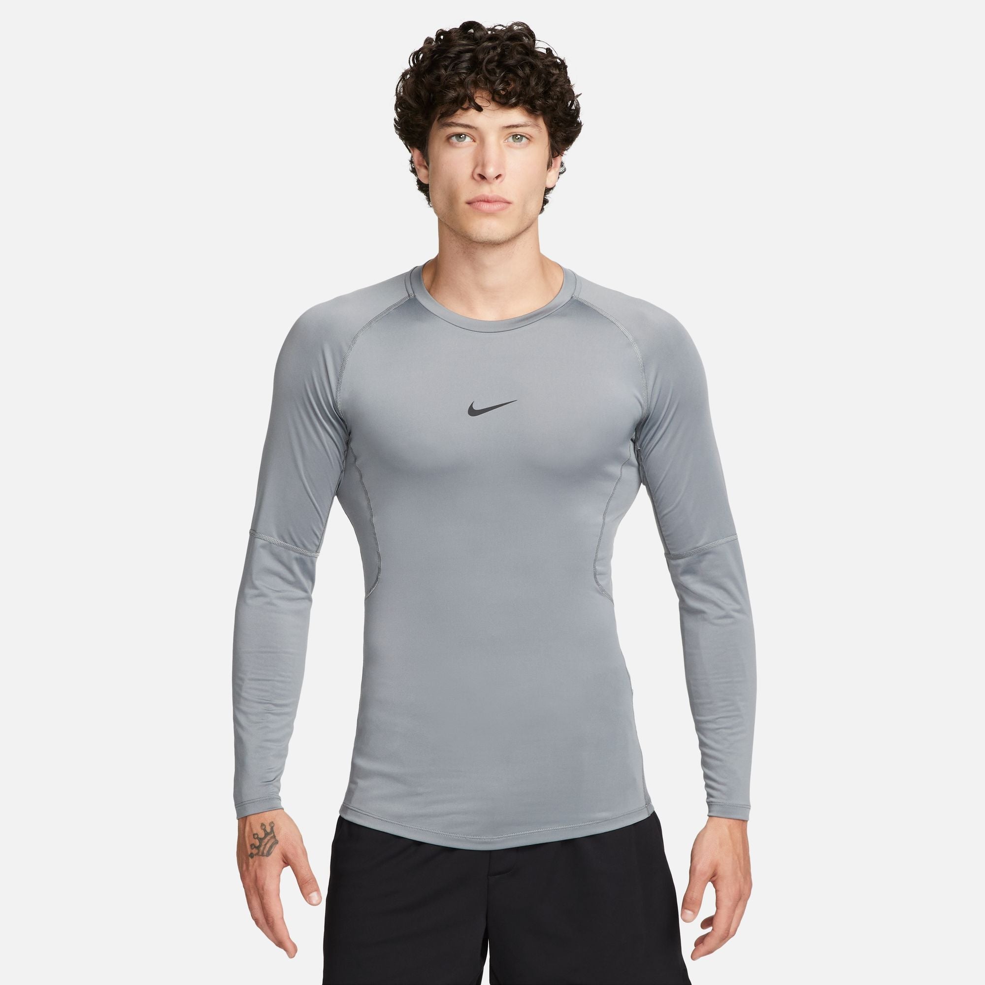 Nike Pro Men's Smoke Grey/Black T-Shirt