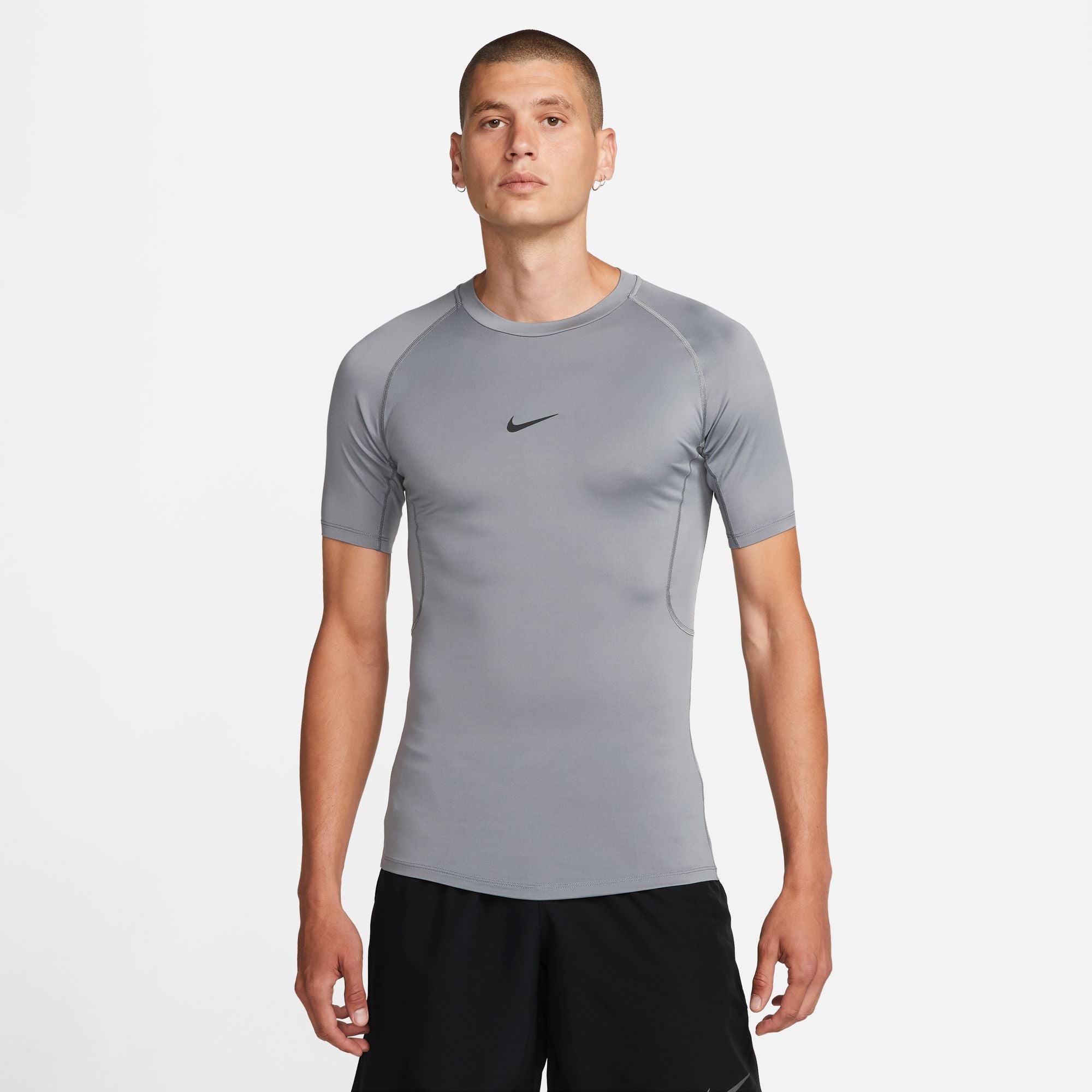 Nike Pro Men's Tight Top Smoke Grey