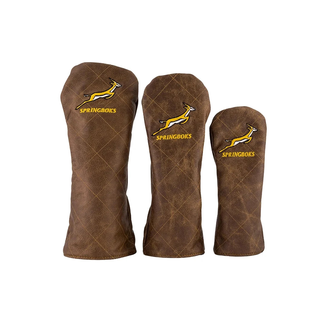 Springboks Brown Quilt Golf Headcover