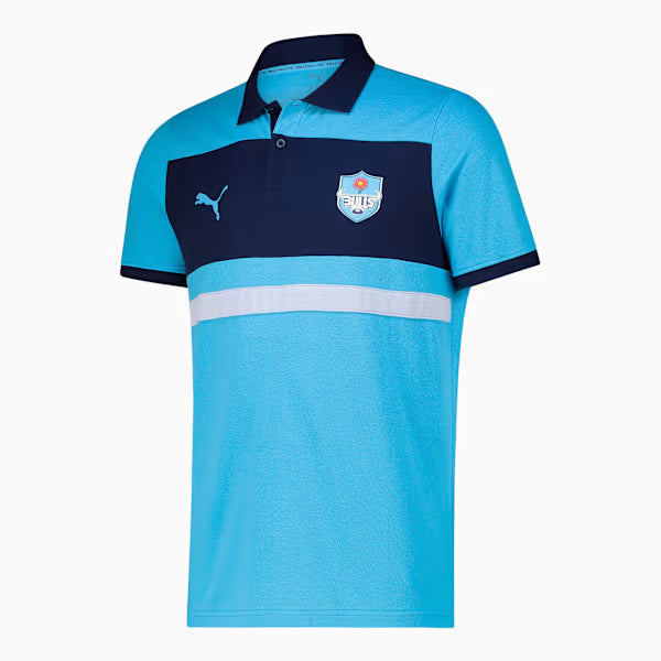 Puma Bulls Men's Power Panel Polo Blue