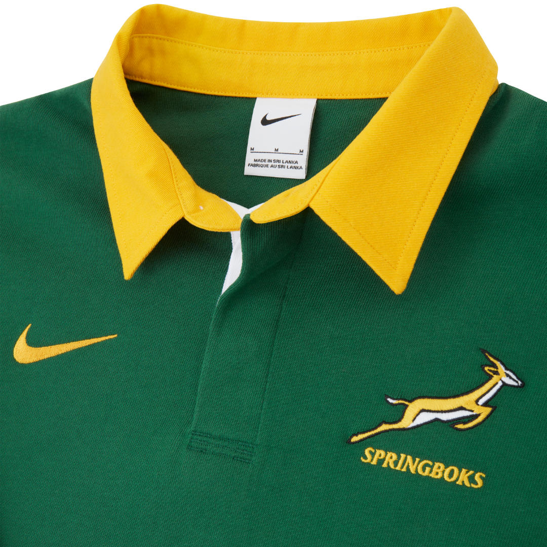 Nike Springboks Long Sleeve Rugby Jersey