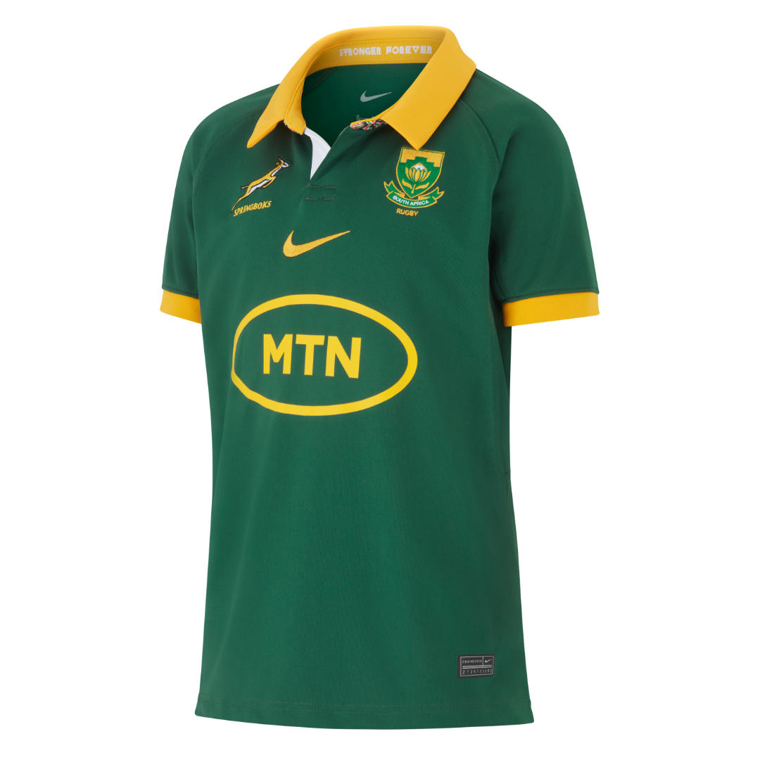 Nike Springboks Women's Home Stadium Rugby Jersey