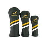 Springboks Green & Gold Striped Golf Headcover