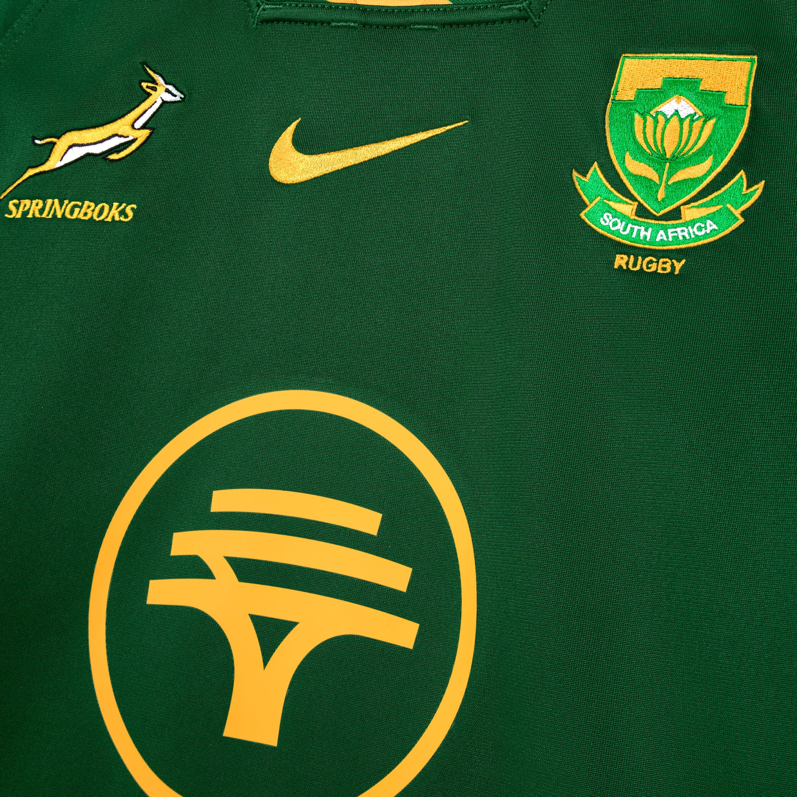 Nike 2025 Springboks Men's Home Stadium Rugby Jersey