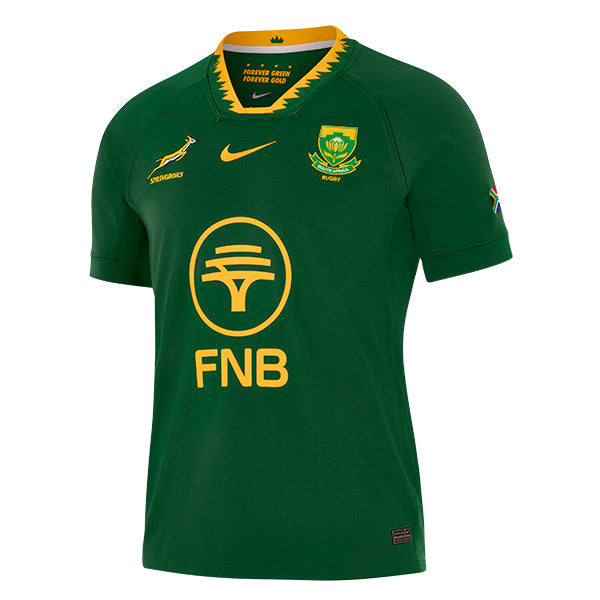 Nike 2025 Springboks Men's Home Stadium Rugby Jersey