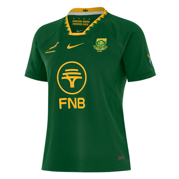 Nike 2025 Springboks Women's Home Stadium Rugby Jersey