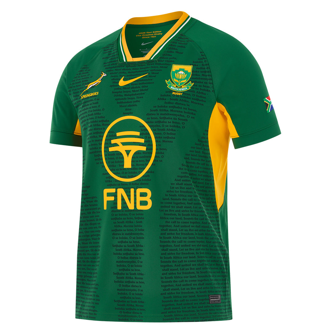 Nike 2026 Springboks Women's Greatest Rivalry Stadium Rugby Jersey