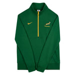 Nike Springboks 1/2 Zip Green Sweater Top