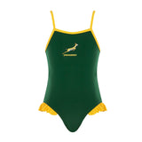 Granadilla Springboks Kids' Green One Piece Swimsuit
