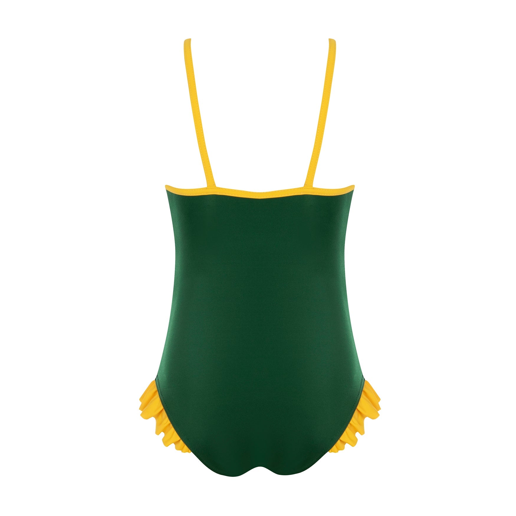 Granadilla Springboks Kids' Green One Piece Swimsuit