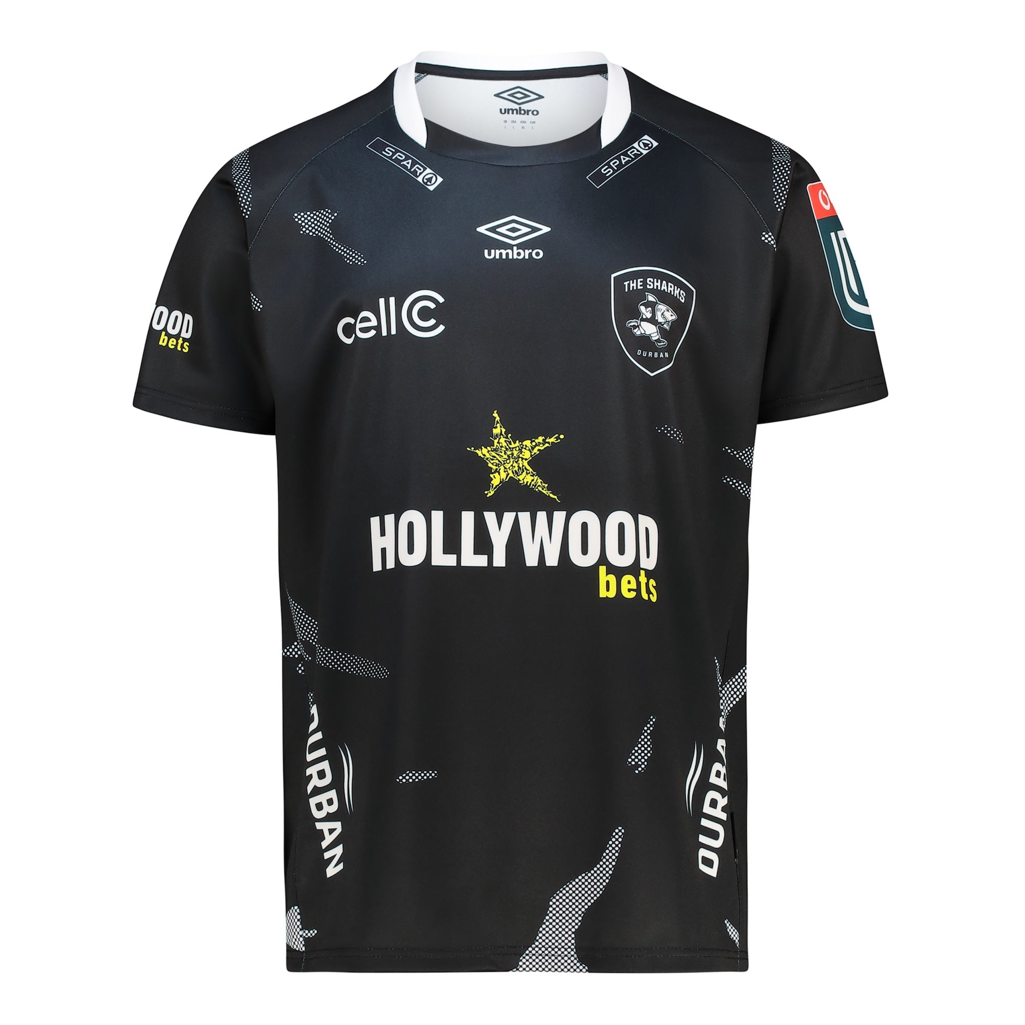 Umbro 2025 Sharks URC Men's Home Rugby Jersey