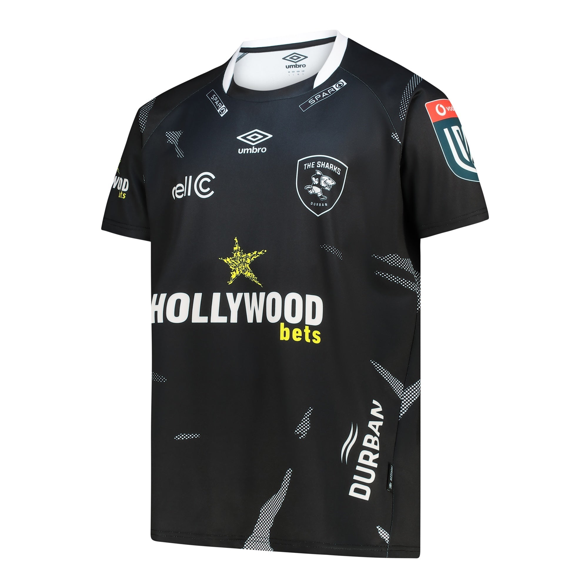 Umbro 2025 Sharks URC Men's Home Rugby Jersey