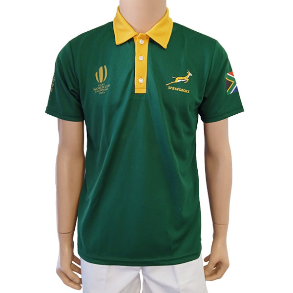 Springboks Men's Rugby World Champions Golfer Shirt