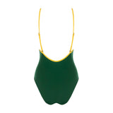 Granadilla Springboks Women's Green One Piece Swimsuit